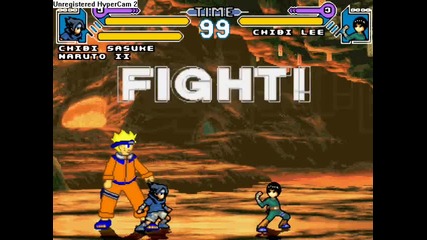 Naruto M.u.g.e.n Sasuke I Naruto Vs Neji Vs Haku Vs Rock Lee
