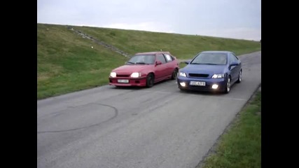 Kadett Gsi vs Astra Coupe 2 2 