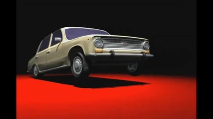 Vaz 2101 3ds Max model preview 