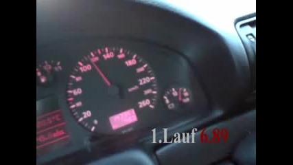 0 - 100 Audi A4 - 1.8t