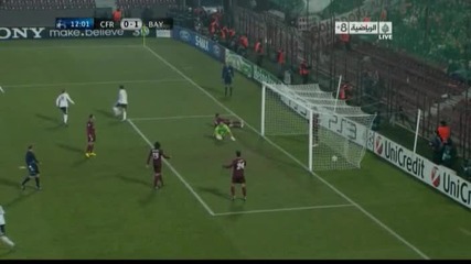 03.11.2010 Клуж Напока 0 - 1 Байерн Мюнхен първи гол на Марио Гомес 