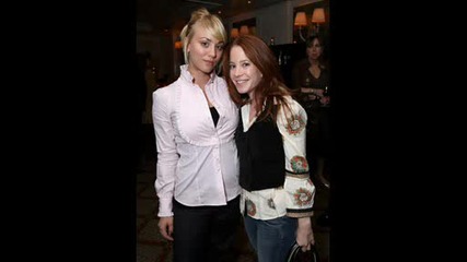 Kaley Cuoco and Amy Davidson 