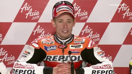 Casey Stoner interview after the Silverstone Gp