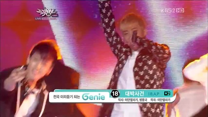 B. A. P - Crash (28.09.12) Music Bank ~ Goodbye Stage