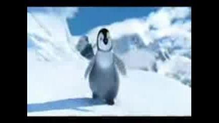 Пингвинчето играе 
