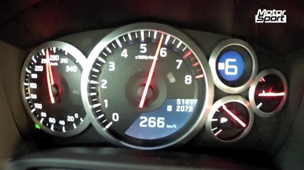 0-318 kmh Nissan Gt-r 2012