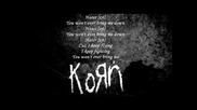 Korn - Hater (lyrics)