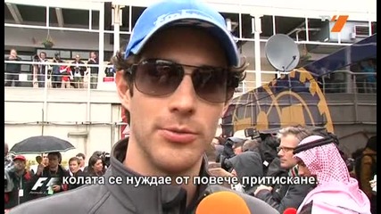 Интервю с Бруно Сена - Гран При на Испания 2010 