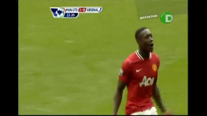 Manchester United - Arsenal - гол на D. Welbeck