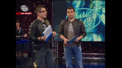 Music Idol 3 - първи малък концерт - Част 2