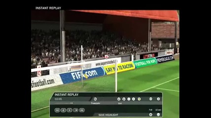 Fifa 09 Bug - топката се търкаля по гредата