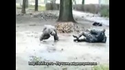 Пияни руснаци break - dance (umbrella)