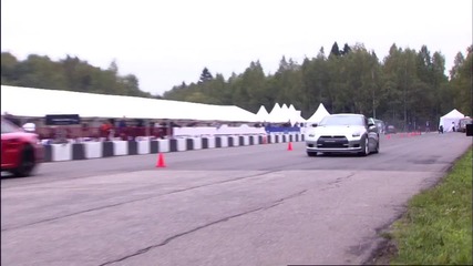 Nissan Gt-r Switzer R850 vs Porsche 911 Switzer R800