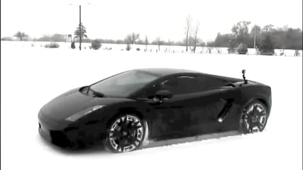 Lamborghini на сняг