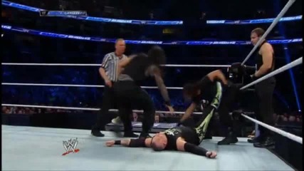 The Shield vs N.a.o. and Cm Punk Smackdown 2014.01.10.