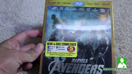Супергеройският филм Отмъстителите (2012) на Blu - Ray