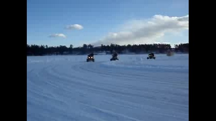 ice riding on kfx 700