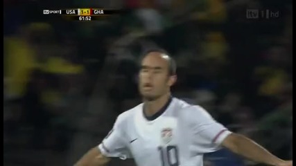 26.06.2010 - Световно Първенство - Сащ 1 - 2 Гана гол на Лендън Донован 