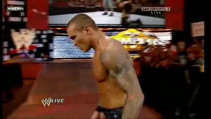 Raw 07/20/09 Legacy vs Triple H & John Cena *втора част*