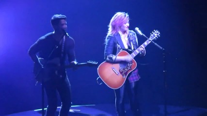 Stop the World- Demi Lovato and Nick Jonas San Jose, Ca 11/02/14