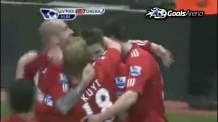 Liverpool - Chelsea 1 : 0 [ Първия Гол На Торес ] { 07.11.2010 }