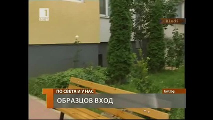Камери във вход на блок с/у крадци 