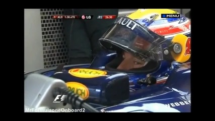 Formula1 2011 Turkey P1 - Vettel Crashes