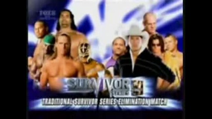 Wwe - Survivor Series 2008 Card