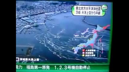 Огромен водовъртеж В Япония - 8.9 по скалата на рихтер 