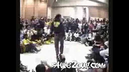 Crazy break dancing