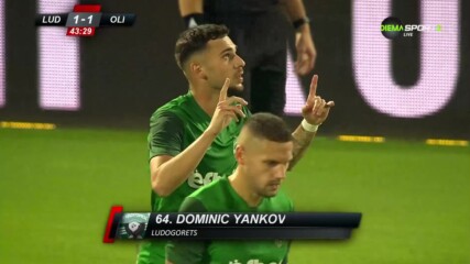 Лудогорец - Олимпия Любляна 1:1 /първо полувреме/