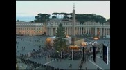 Запалиха коледните светлини на елхата пред Ватикана