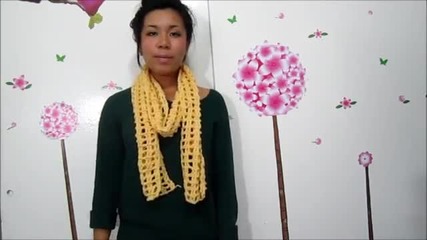 Как да си направим шал на една кука (за начинаещи)