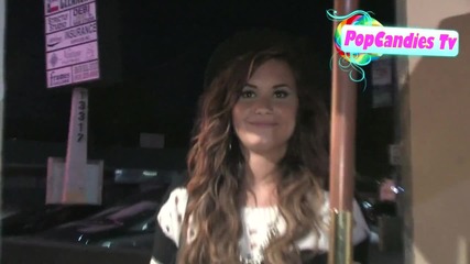 Demi Lovato Talks About Joe Jonas New Music, Unbroken & Ufos @ Casa Vega in Studio City!