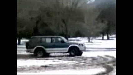Малко дрифт с Mitsubishi Pajero