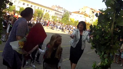 Първокласници в училище "Г. С. Раковски" в София