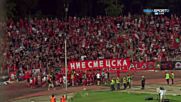 Сектор Г отпразнува победата над Славия с играчите на ЦСКА