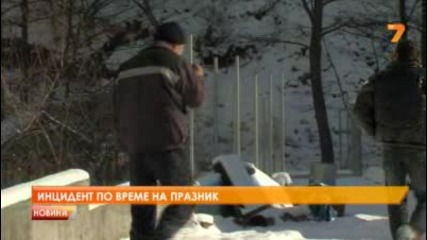 Пиян мъж оцеля след падане в триметров трап