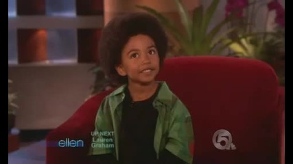 **4 - годишният Хип - хоп Танцьор Майлс Браун в шоуто на Елън ! 