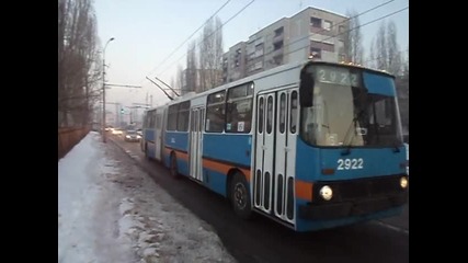 Тролейбус 2922 по линия 6 в София