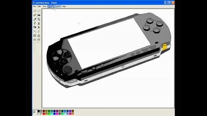 How to draw a PSP in Ms Paint