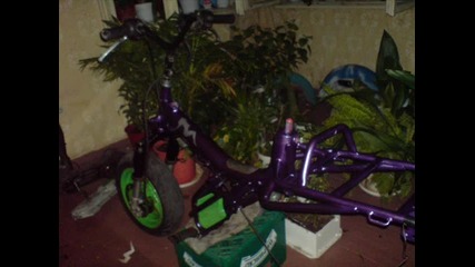 morini scooter stunt project