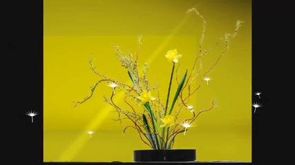 Икебана... ...изкуството на цветята...(yellow)... ...