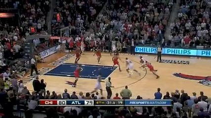 Атланта Хоукс 83:80 Чикаго Булс (02 - 03 - 2011г.) 