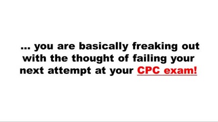 Pass The Cpc Exam on Your First or Next Try Medical Coding Certification