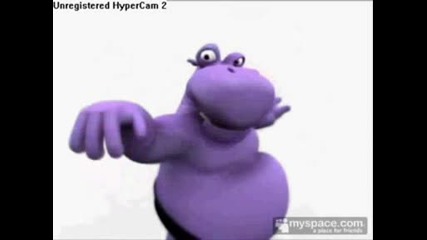 Dancing Purple Hippo Sings Sexyback