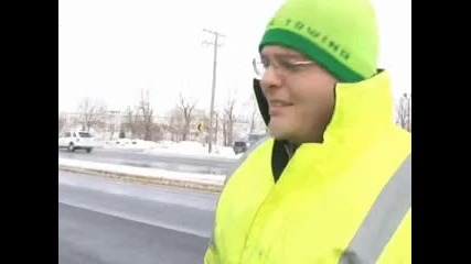 Затънал Мак в снега 
