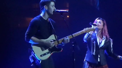Demi Lovato - Here We Go Again ft. Nick Jonas Live - 2_11_14 - San Jose, Ca - [hd]