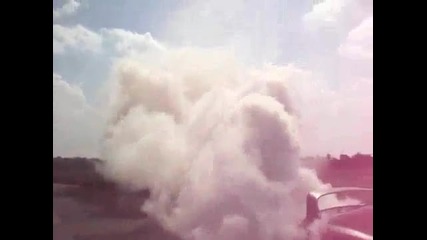 Най великия Burnout с Toyota Supra