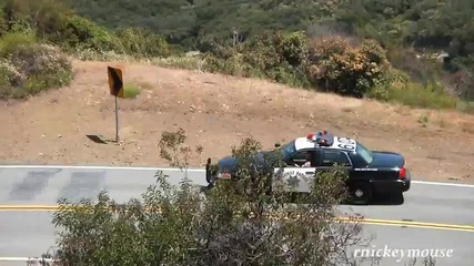 Police Chase Ends in Motorcycle Crash